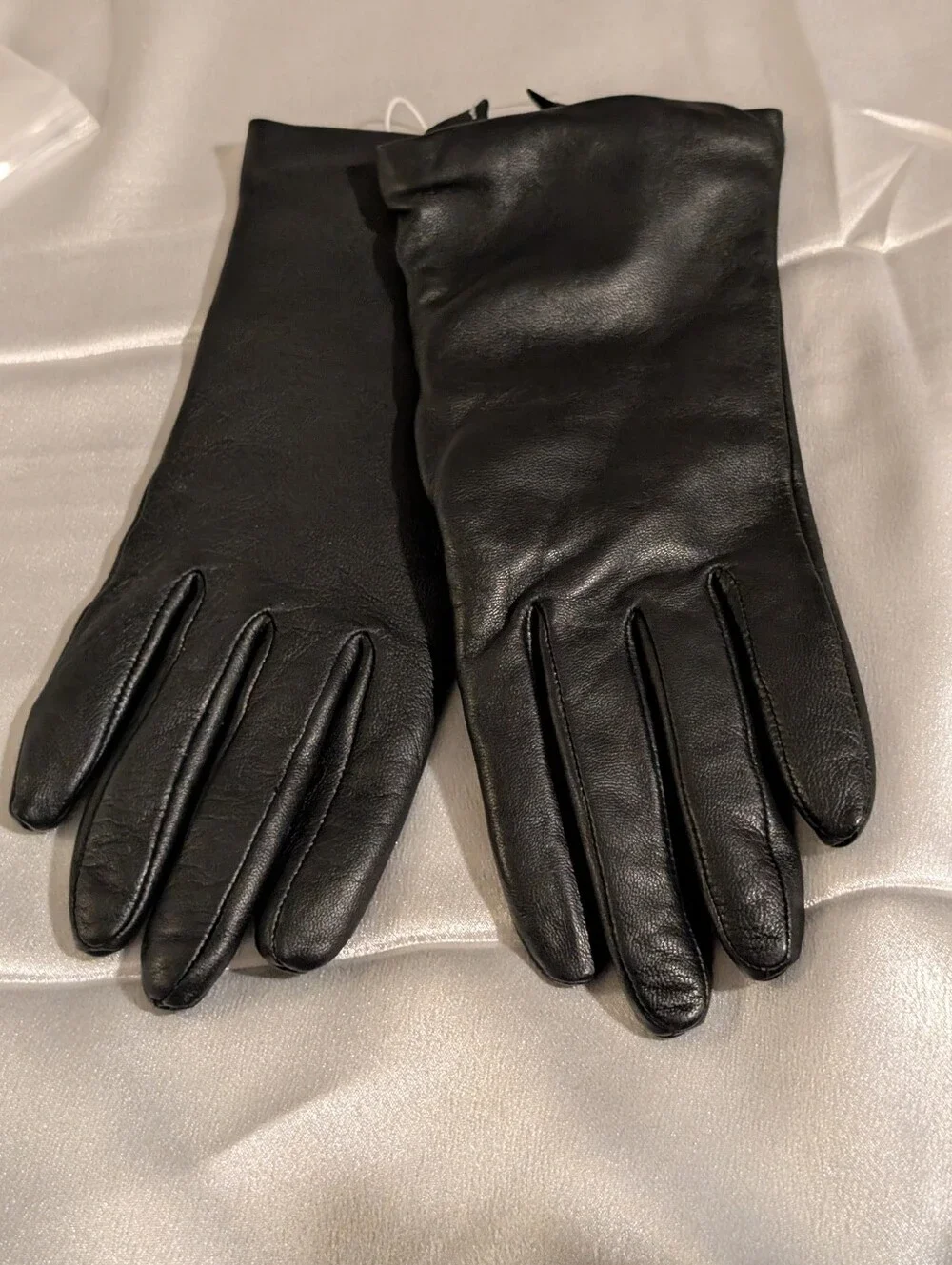 Nordstrom Cashmere Lined Leather Touchscreen Gloves